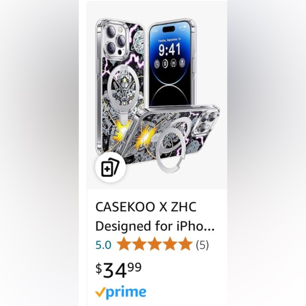 5 for $10: NEW IN BOX ZHC x CASEKOO Future Soldier iPhone 14 Pro Max Case‎
